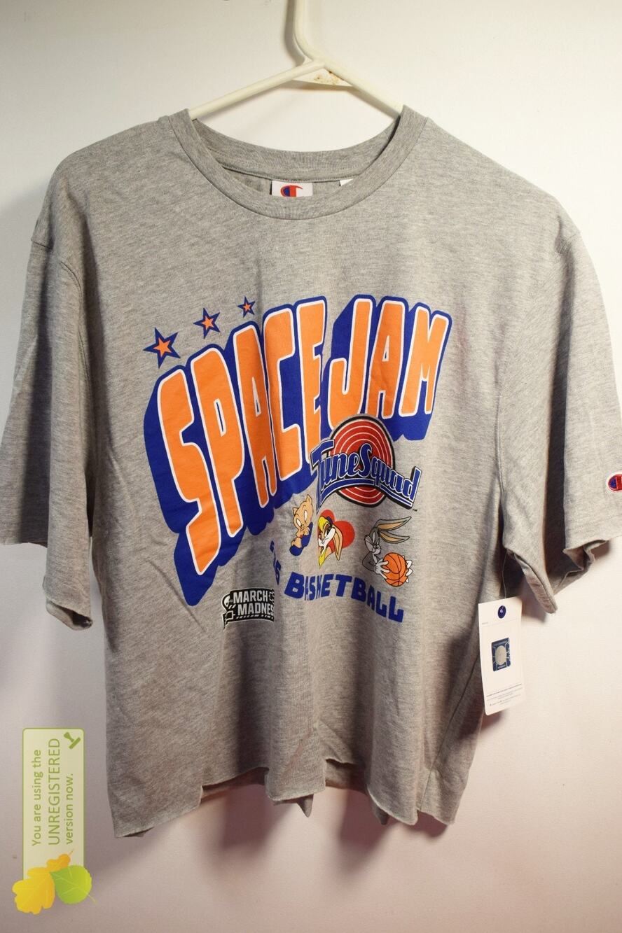 Champion Space Jam x NCAA March Madness Adult Cropped T-Shirt XL